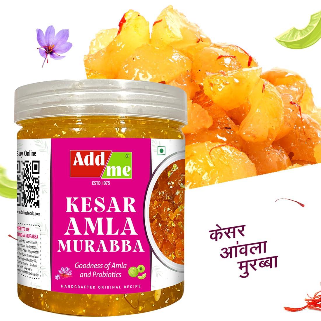 Add me Add me Homemade Amla Murabba with kesar, Elaichi 500g | Immunity booster, Aavla Murabba seedless | Awla ka Murabba | Sweet & delicious | Homemade | Organic | Aavle ka murba | Amla Chutney | Gooseberry Murabba