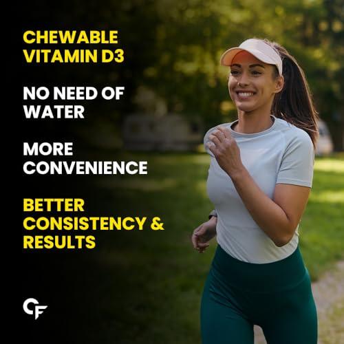 Carbamide Forte Carbamide Forte Vitamin D3 2000IU | Vitamin D Tablets for Bone & Immune Health | D3 supplement -Cholecalciferol | Vitamin D3 Tablets for Women & Men | Raspberry Flavour - 90 Tablets