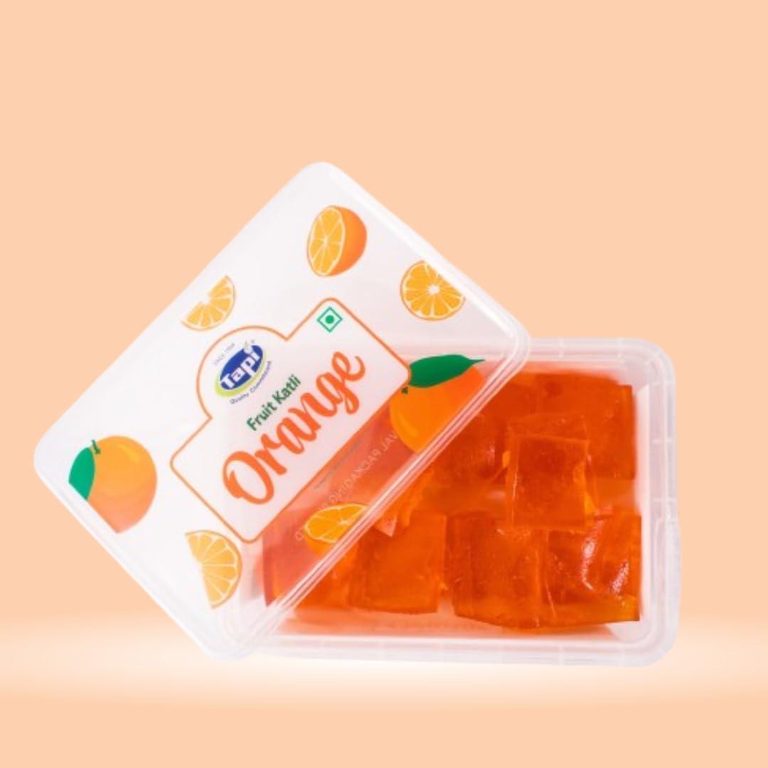 Tapi Tapi Orange Fruit Katli |Pack of 2| 250gms/pack |