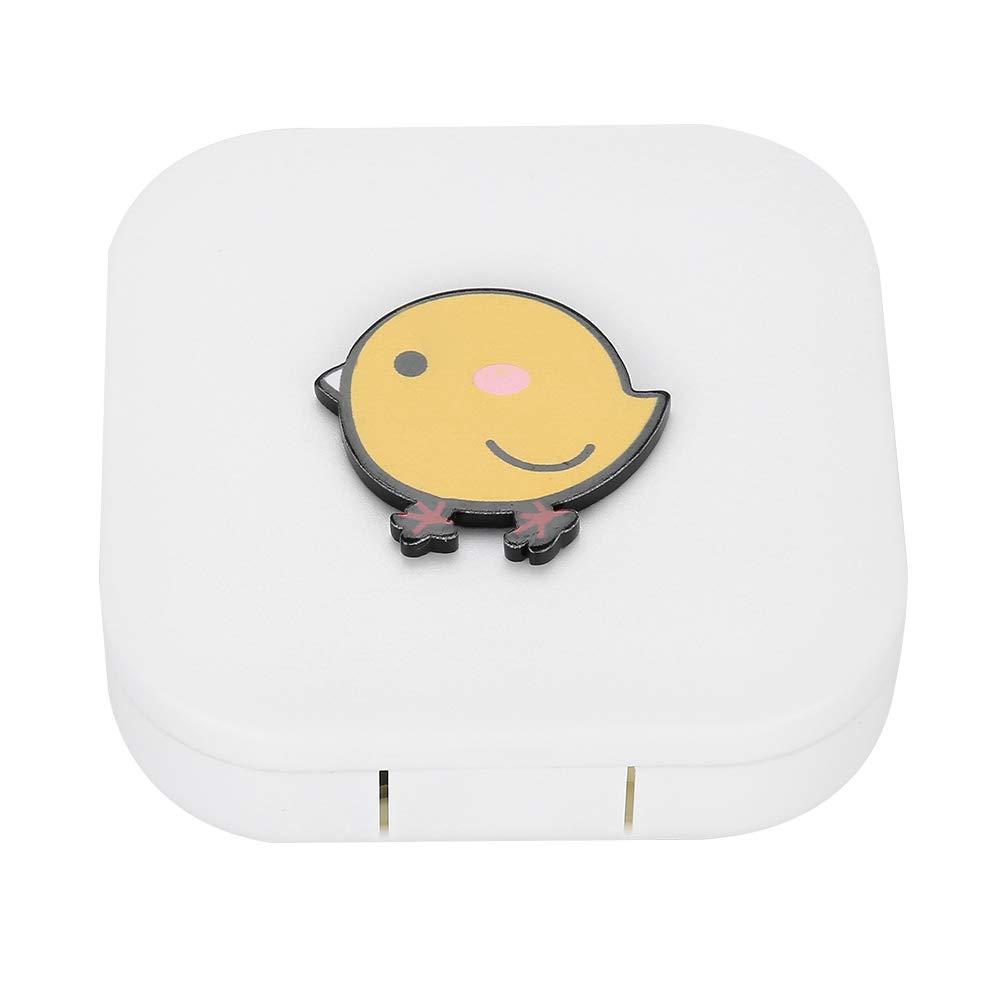 Sutinna Eyes Care Kit Holder, Contact Lenses Soaking Case, 3Styles Contact Lens Travel Kit for Travel Contact Lens(chick)