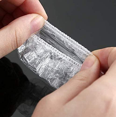 BAERFIT BAERFIT 100 Pieces Waterproof Ear Cover Protect from Water Spa Home Use Hotel and Hair Salon, Waterproof Ear Protector, Bathing Ear Cover Caps, Covers for Hair Dye, Shower, and Bathing