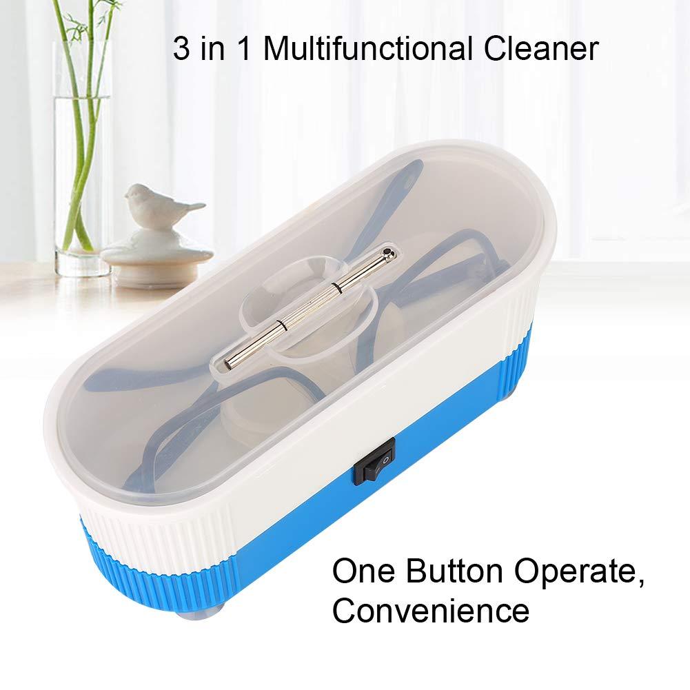 Pinsofy Contact lens cleaner 6.5x3 inch ultrasonic cleaning machine for glasses to clean jewelry