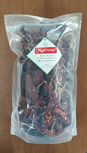 MARWAR Marwar Kashmiri Red Chilli Whole & Dry (Lal Mirchi Sabut) -800 Grams