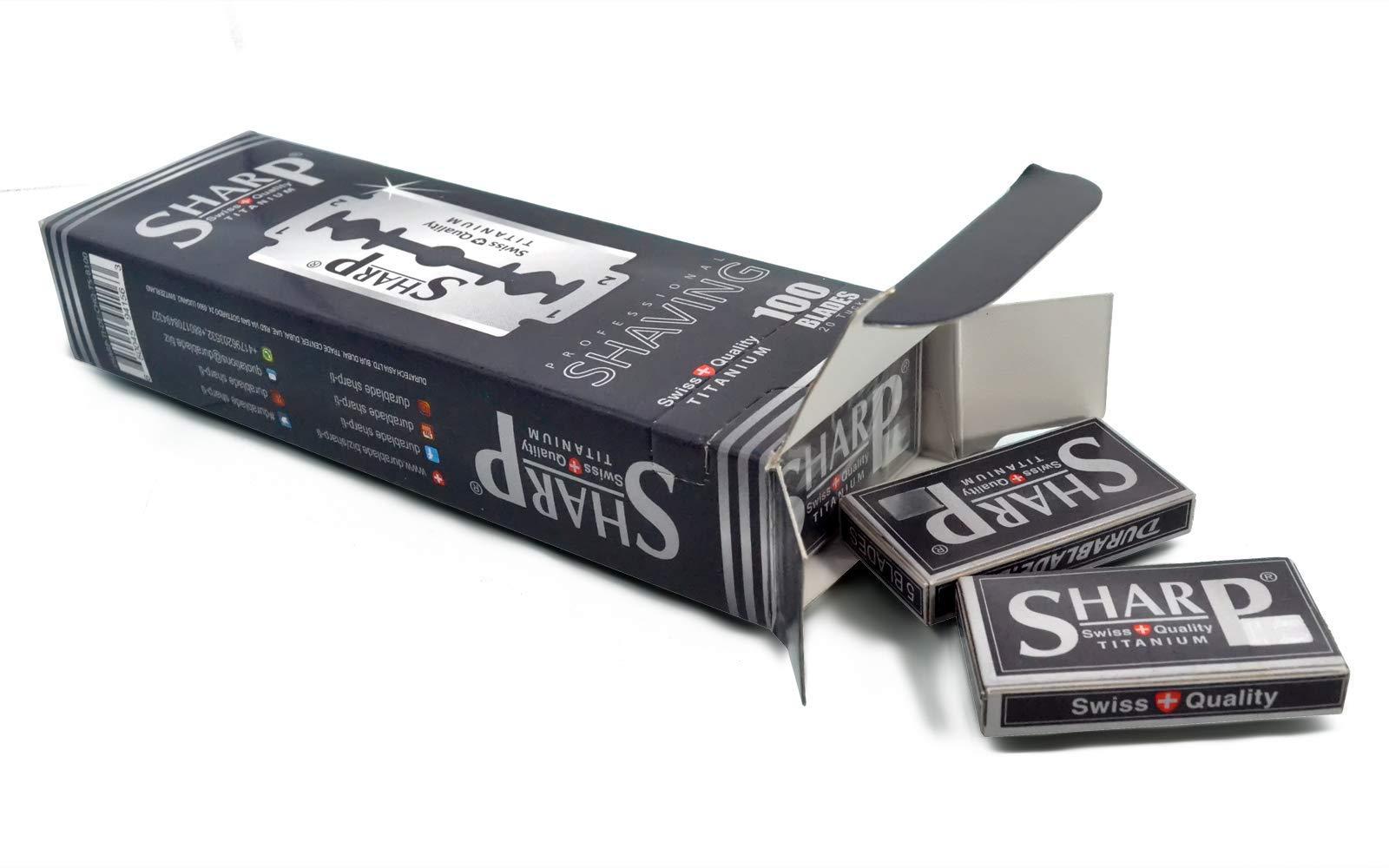 Durablade 100 Sharp Titanium Double Edge Razor Blades