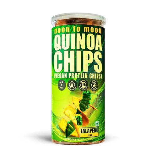 noon to moon Noon to Moon Quinoa Jalapeno Jive Flavoured Chips | Vegan & Gluten-Free Superfood Chips | Pack of 1 (150g x1)