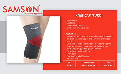 SAMSON SAMSON Knee Cap (Furo)(Pair)-Medium