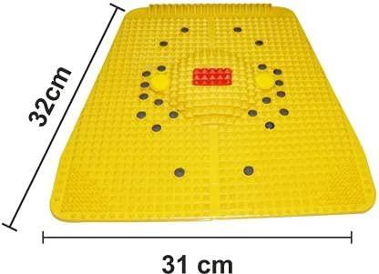 ZURU BUNCH ZURU BUNCH® Blood Circulation Massager Mat | Acupressure Reflexology Magnetic Pyramidal Therapy Power | Pain Relief Energy Foot Health Mat