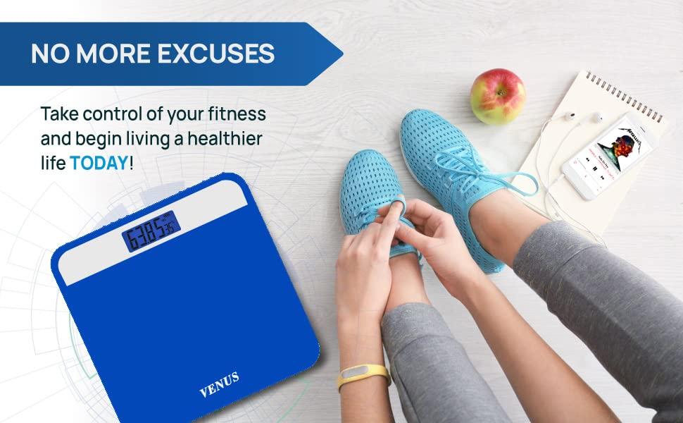 Venus Venus (India) Electronic Digital Personal Bathroom Weight Machine for Body Weight upto 180 kg Weighing Scale with 24 Months Warranty