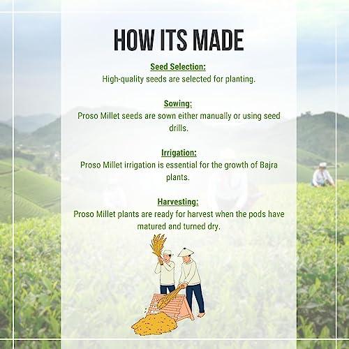 VIVEK & PURE VIVEK & PURE Proso Millet (1KG) | Natural Grains Native Low GI Millet Rice | High Protein & 100% more fibre than rice