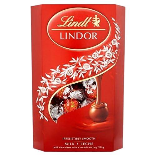 Lindt Lindt Lindor Milk Chocolates Box 137G Gift - Pack Of 2 Get Two Trio Assorted 37.5 G Free Special Gifts For Holi - 1000 Gm
