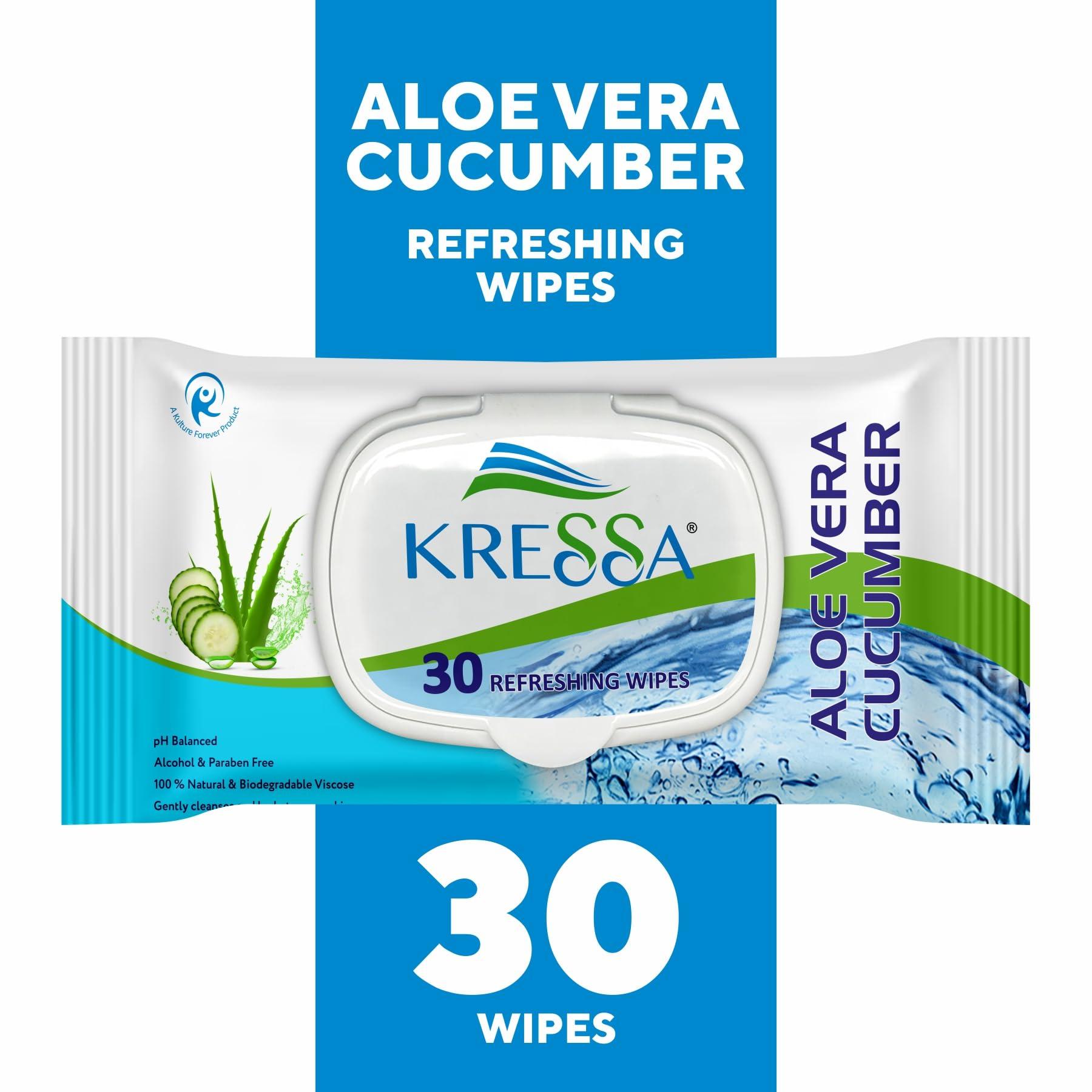 KRESSA Kressa Face Tissue and Wet Wipes Combo Pack (Face Tissues 3 Boxes & Wet Wipes Pack Of 3)