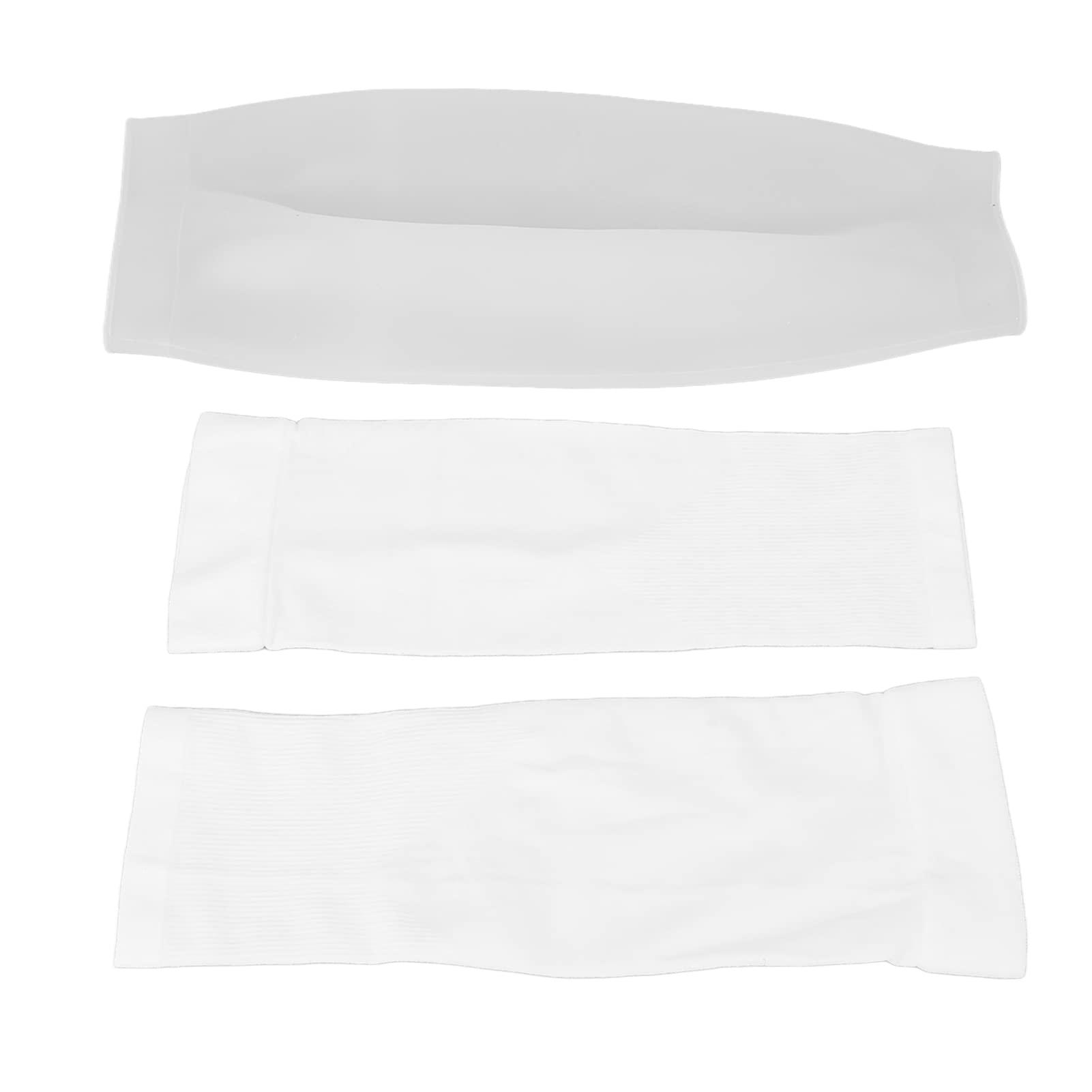 UBERSWEET UBERSWEET PICC Line Sleeve, Silicone Protection Elastic PICC Line Shower Cover Safe with Lining for Patient for Wound Dressing (S)