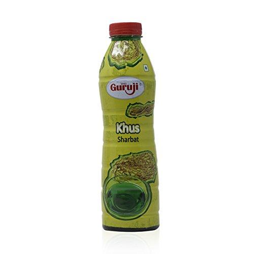 Guruji Guruji Sharbat - Khus, 750ml Bottle