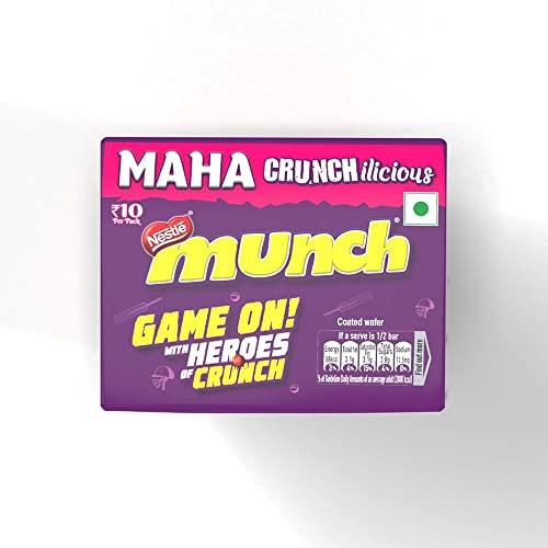 Nestle MUNCH Nestle Munch Maha Crunch-Illicious IPL Box- 800g (25g Wafer, Pack of 32)