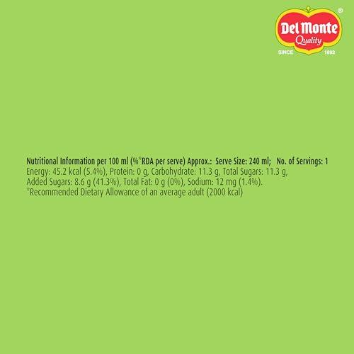 Del Monte Del Monte Green Apple Fruit Drink Gift Pack, Pack of 6, 240ml