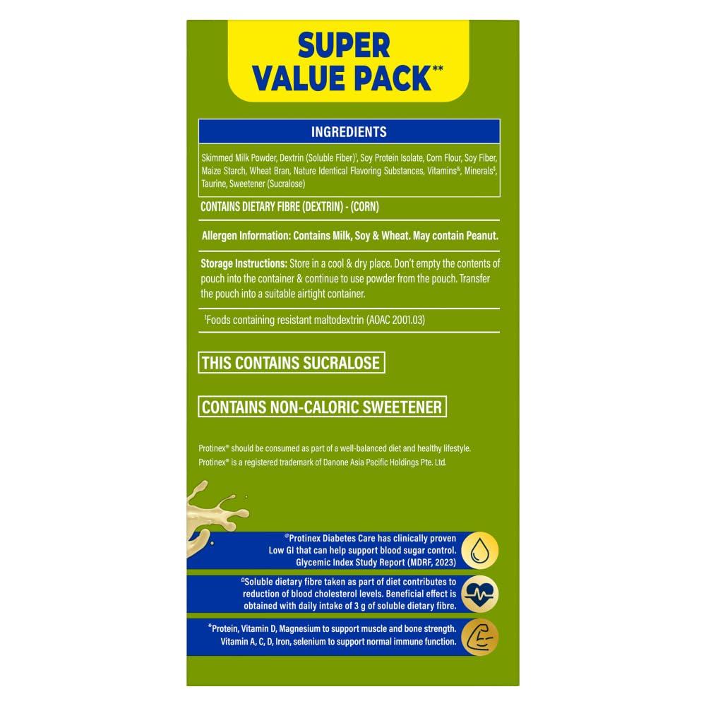 Protinex Protinex Diabetes Care - with Protein and High Fiber for Blood Sugar Control - 1kg (Vanilla flavor) (Pack of 2)