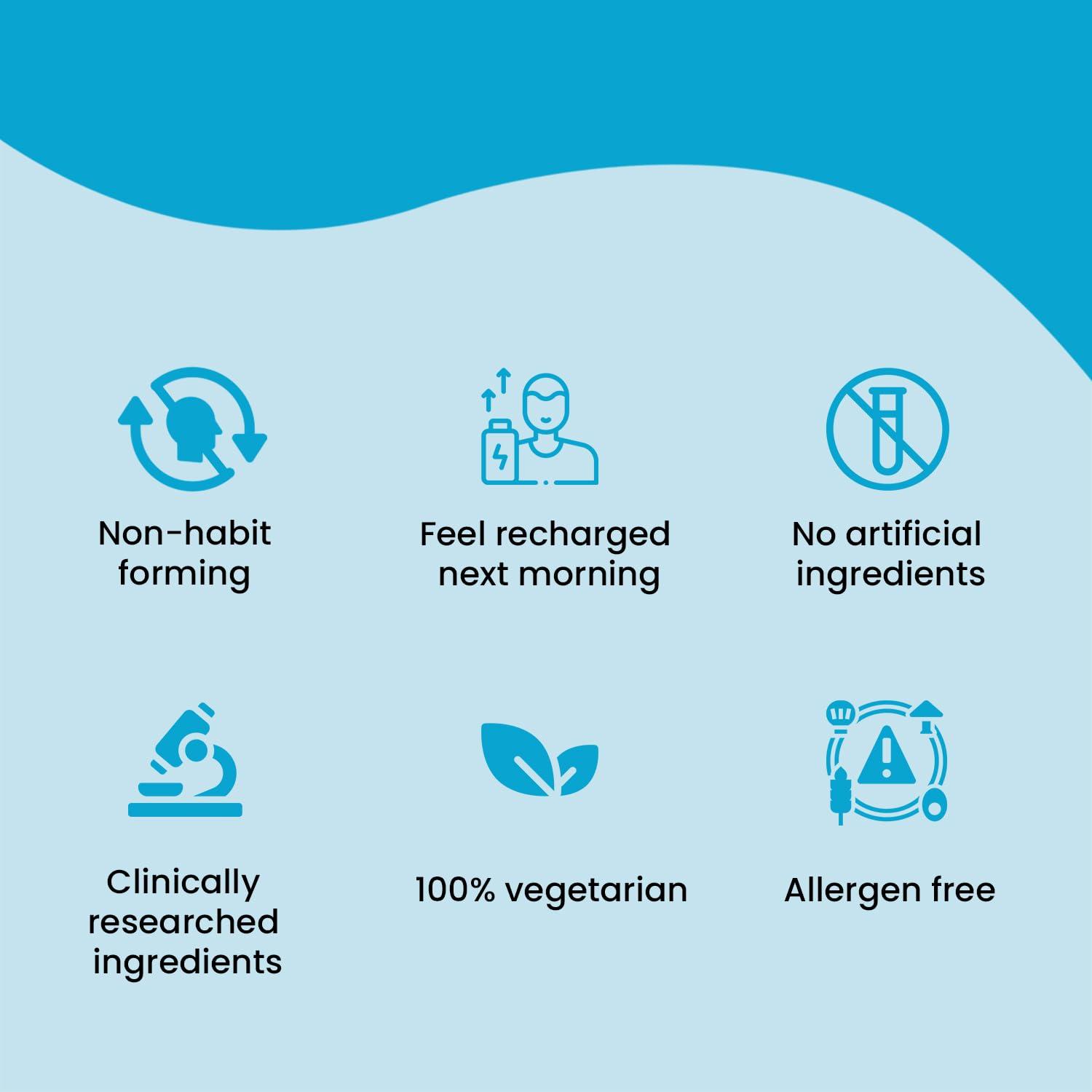 Zingavita Zingavita De-Stress Gummies with Honey, KSM-66 Ashwagandha, L-Theanine, Holy Basil, Chamomile & Sage extracts,Vitamin D3, B12, No Added Sugar, Mint Flavour - 30 Gummies