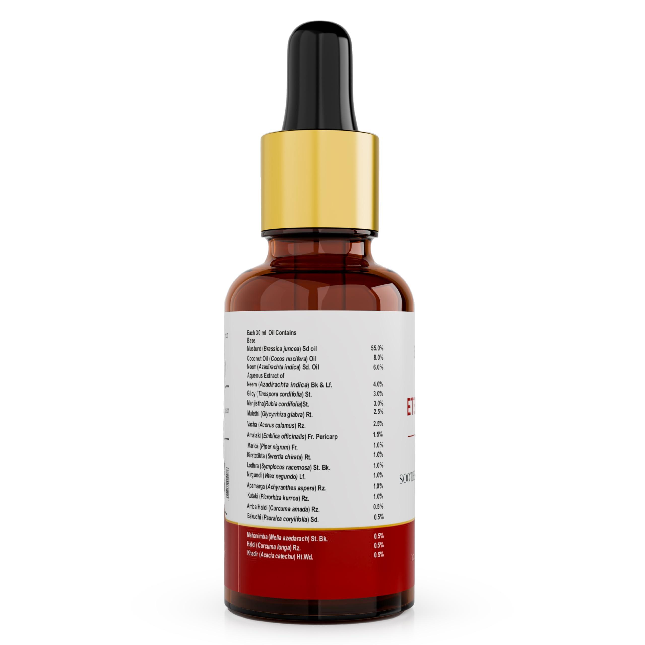 ETERNAL LIFE Eternal Life Eterno Pile Oil Pain Reduction Inflammation Reduction Herbal Oil Ayurvedic Remedy Recurrence Prevention Hemorrhoid Relief Natural Ingredients Anal Health Relief (Pack of 1, 30 Ml)