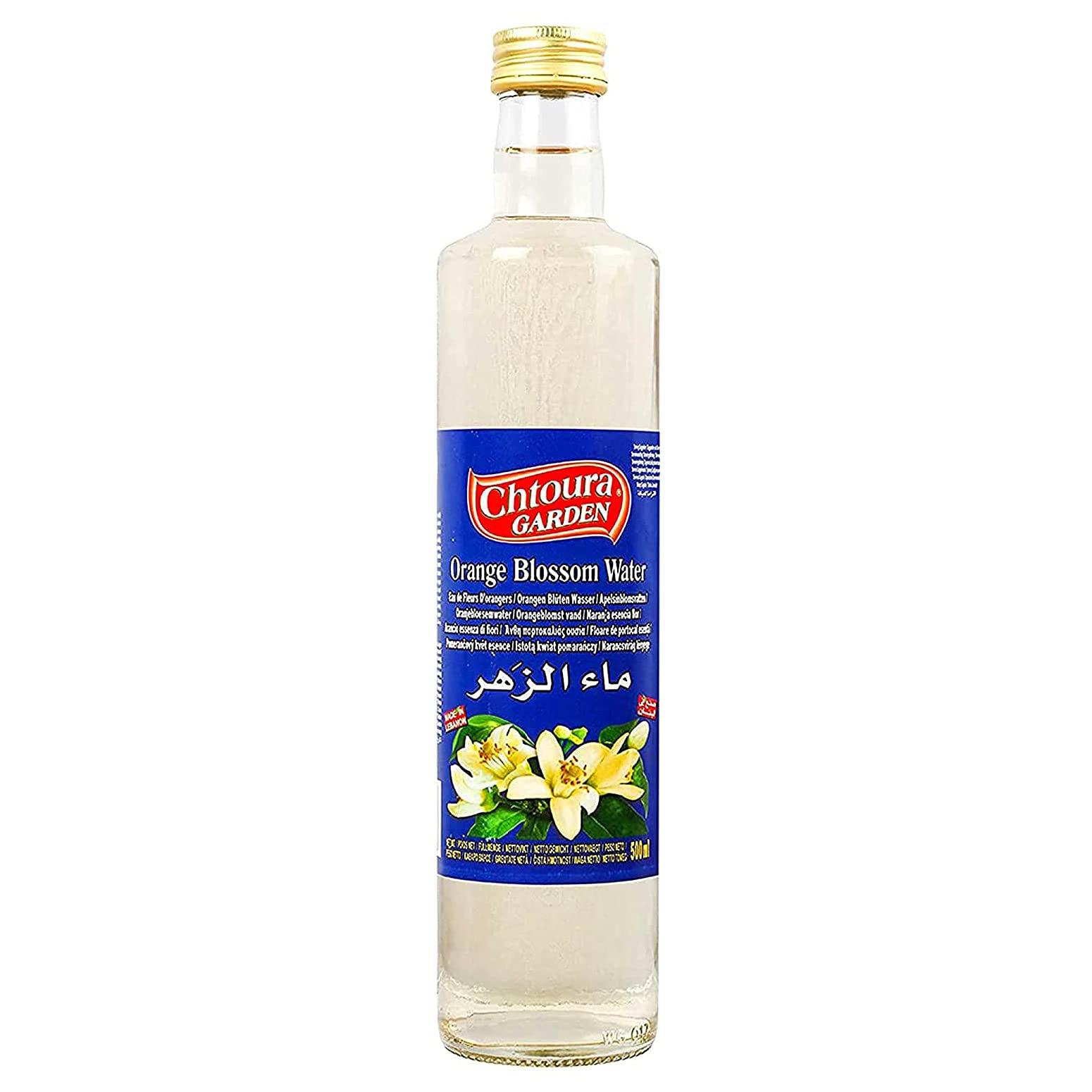 Chtoura Garden Chtoura Garden Water, Orange Blossom, 500 millilitre, Blue