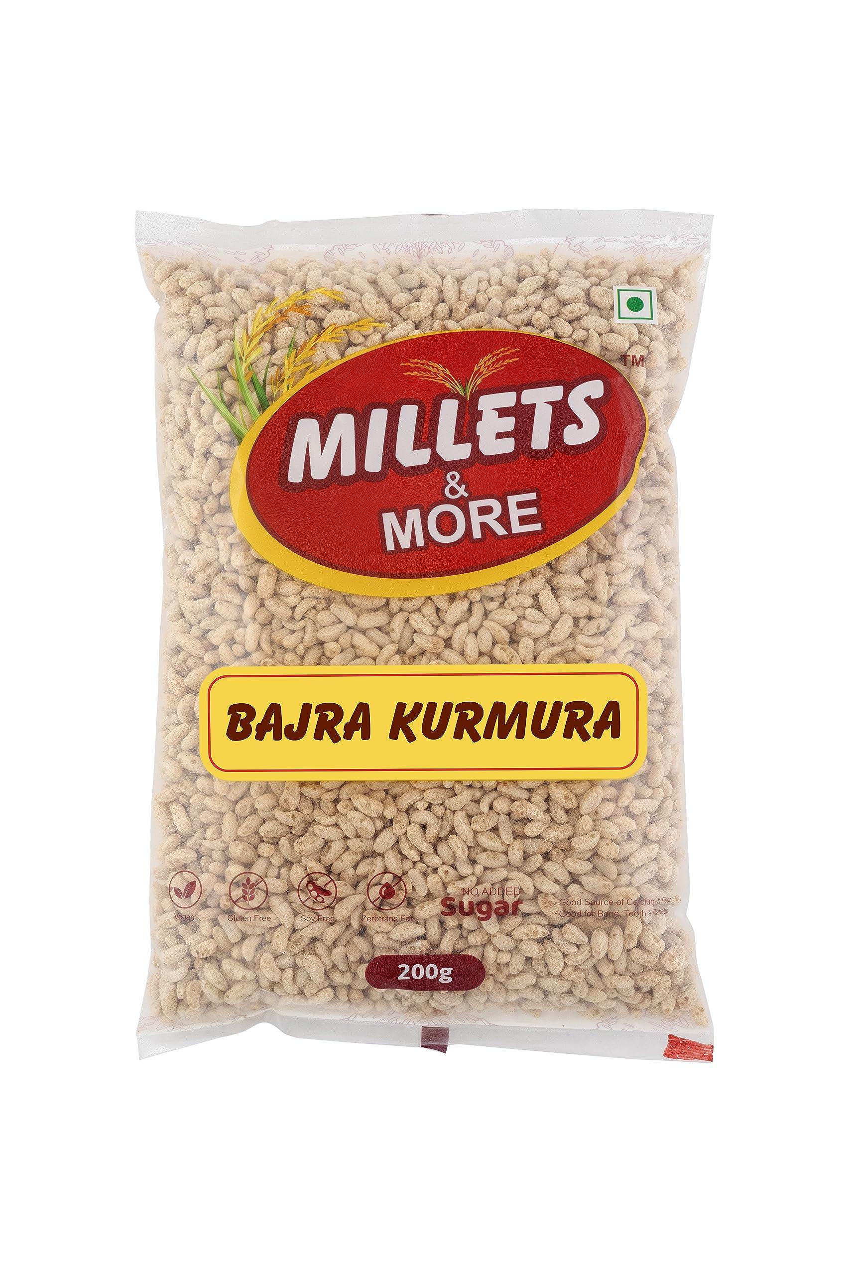 MILLETS & MORE MILLETS & MORE BAJRA KURMURA 200G PP
