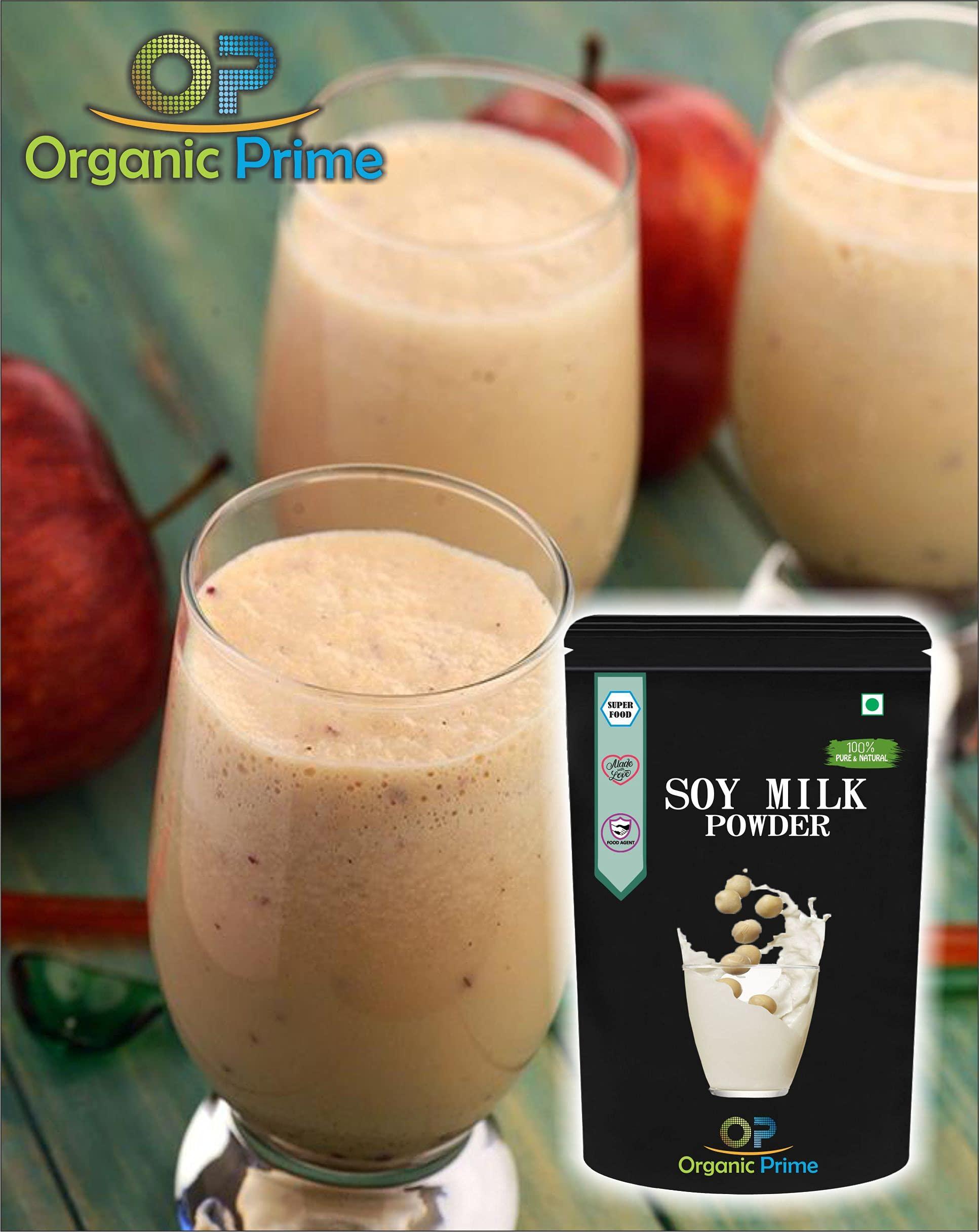 Organic Prime Organic Prime Soya Milk Powder |High in Protein | Vegan | Non-GMO - 200 GM by Organic Prime
