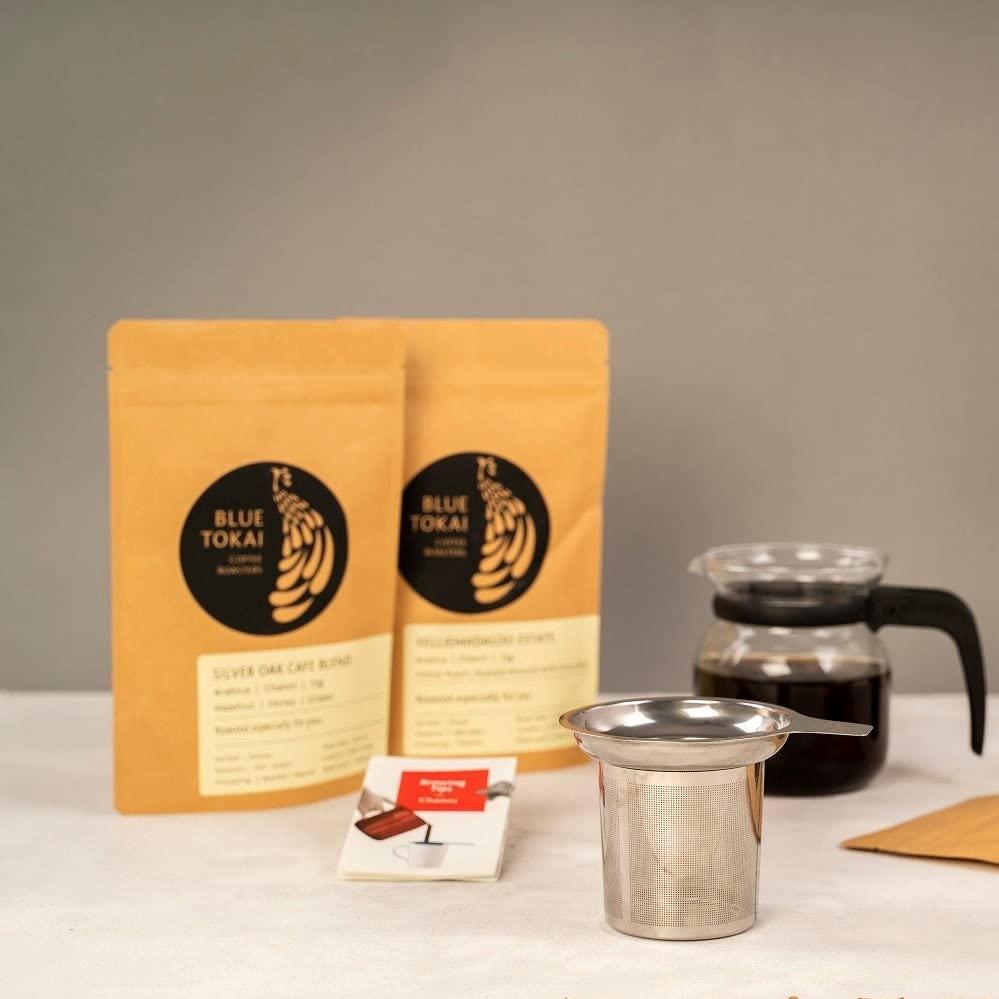 Blue Tokai Coffee Roasters Blue Tokai Coffee Starter Kit with Channi & Assortment Pack Coffee (Medium Dark Roast)