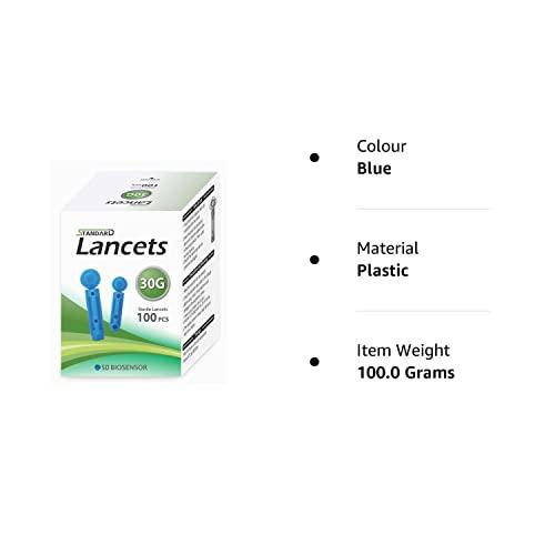 Standard Standard Sterile Disposable Round Blood Glucose Comfort Needle Glucometer Lancet - 100 (Pcs)
