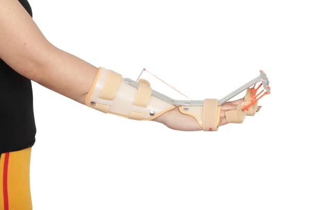 SALO Orthotics SALO Orthotics Dynamic Hand Splint With Finger & Thumb Extension Support - For Carpal Tunnel, Radial Nerve Palsy, Stroke Recovery - 1Pc- (Large Size, Right Hand)