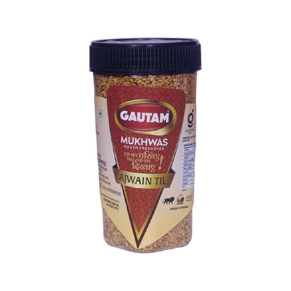 Gautam Mukhwas Combo Pack |Gotli Chips 150g |Alsi 130g | Ajwain Til 150g (Pack of 3)