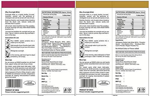 OGMO OGMO Overnight Millet Raabdi and Beet Raisin Combo Breakfast Mix