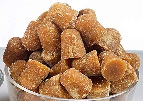 GLOBAL VILLAGE CAFE GLOBAL VILLAGE CAFE Jaggery, Gudh/Gur/Gud Cubes 600gr | Natural, No Added Sugar, No Color (Pack of 2x600gr)