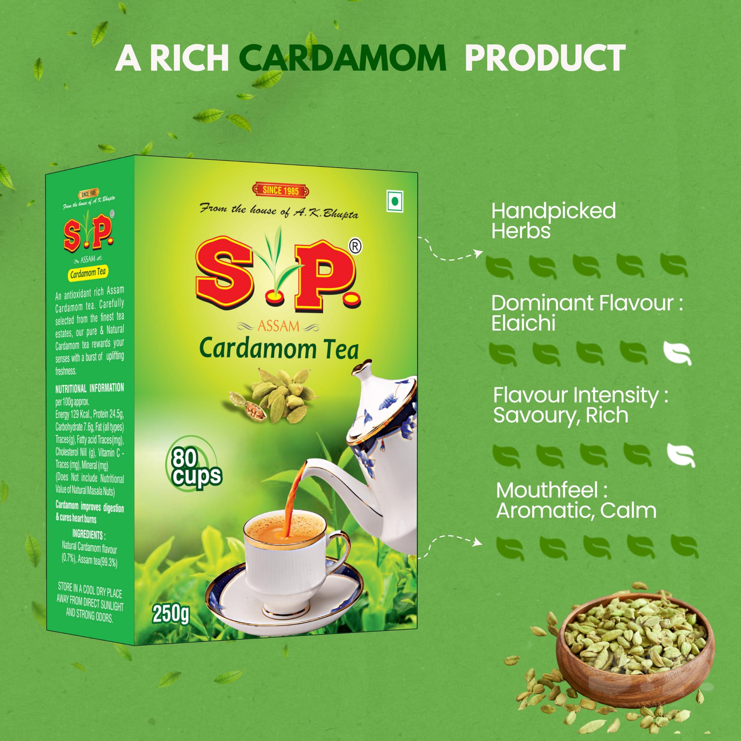 S. P. SUPER DUST TEA S. P. SUPER DUST TEA Super Premium Tea Combo | The Ultimate Assam Tea Combo With 7 Spices, Adrak & Elaichi Chai | 1Kg Combo, Powder