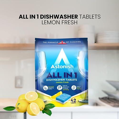 Astonish Astonish All in One Dishwasher Tablets Lemon 100's (C2171)