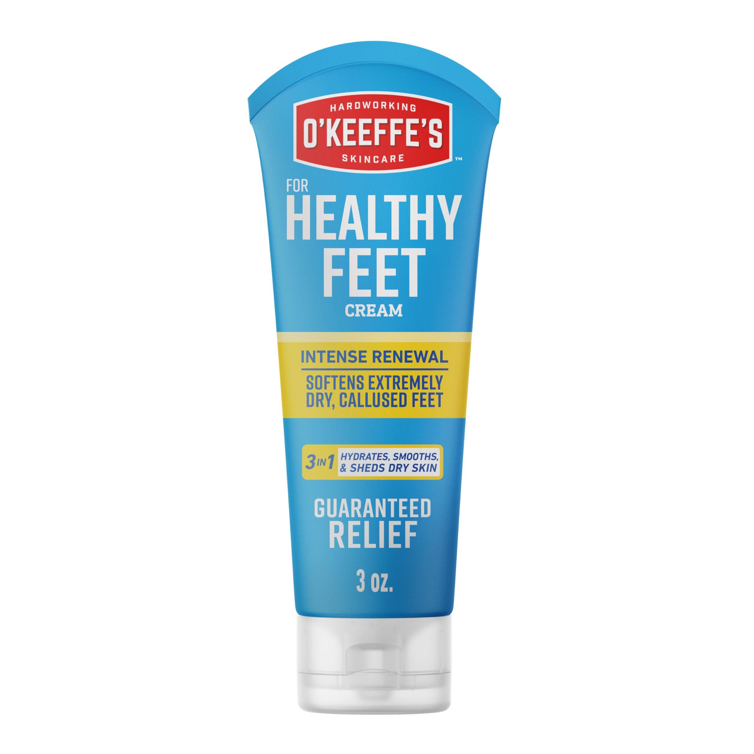 O'Keeffe's O\'Keeffe\'s K0400008 Healthy Feet Exfoliating Foot Cream, 3 ounce Tube