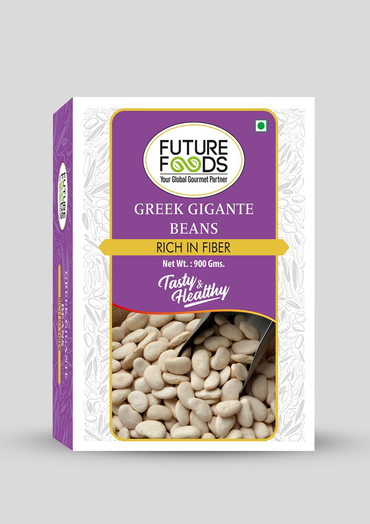 Future Foods Future Foods Greek Gigantes Beans, Double butter beans, Vaal, pack of 900 gram