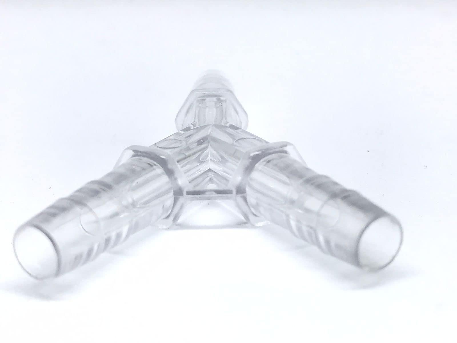 ARIAN Y Oxygen Tubing Connector Medical Grade for connecting two oxygen source tubing with one delievery source of tubing/Responsive Respiratory Y Oxygen Tubing Connector (Each)