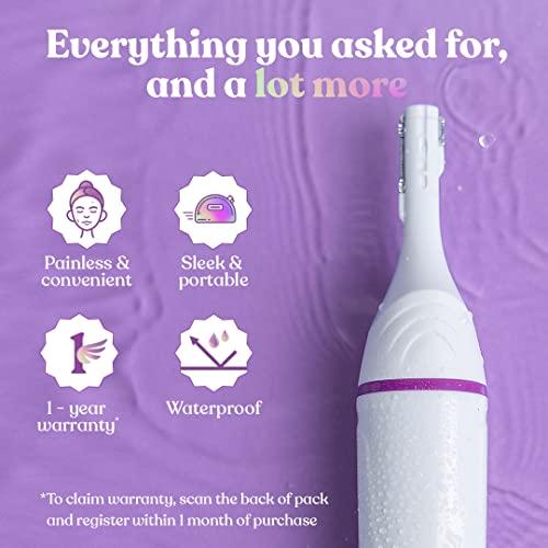 Bombay Shaving Company Bombae 6-in-1 Sensitive Areas Trimmer for Women for Eyebrow, Face, Bikini and Underarms | 90 minute run time | 1 year warranty | Gentle Hair Remover