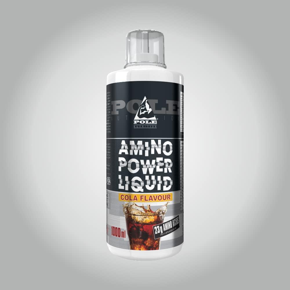 POLE NUTRITION PRO6 Pole Nutrition Amino Power Liquid Cola Flavour 1000ml - Premium Amino Acid Supplement for Enhanced Performance and Recovery