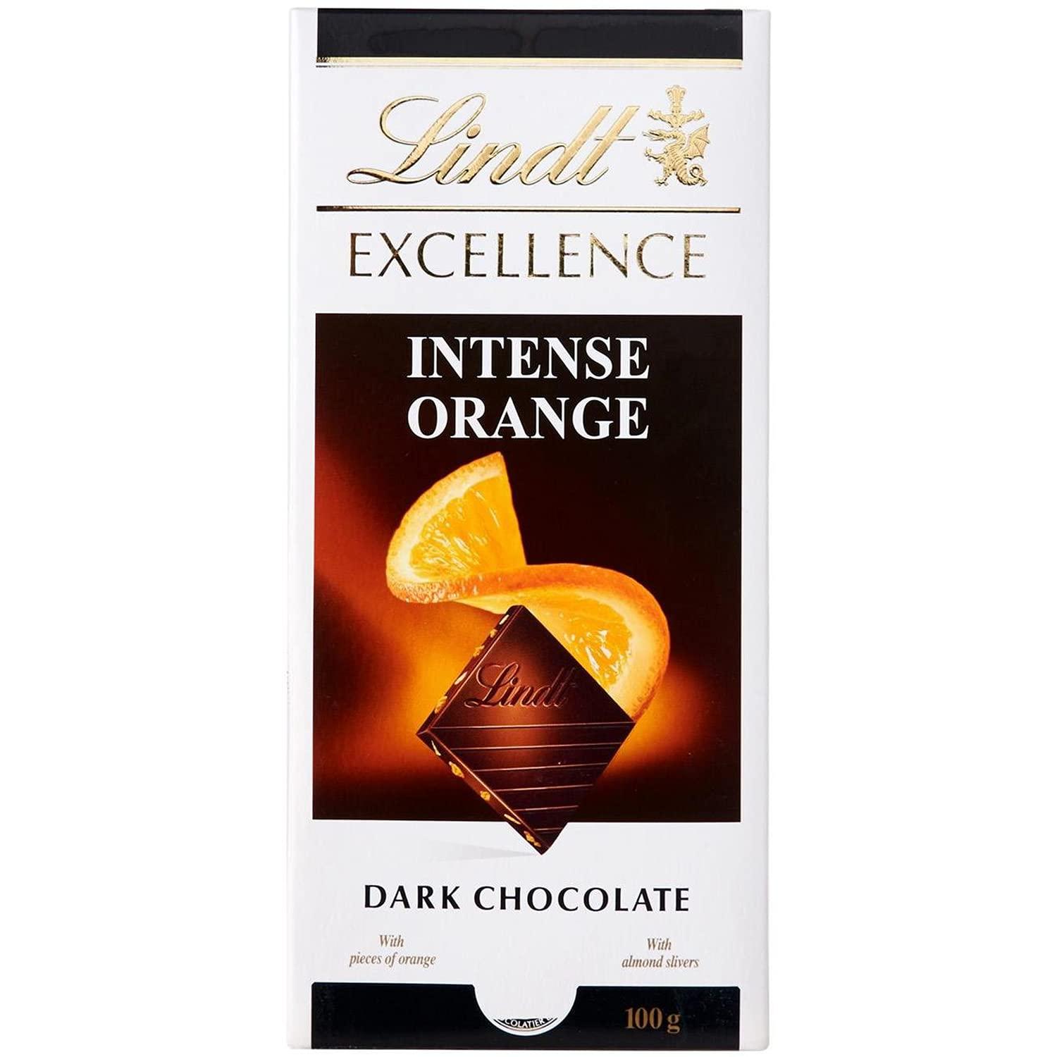 Lindt Lindt Excellence Orange Intense Dark Chocolate, 3.53 oz  100 g