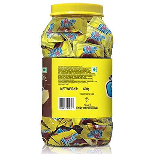 BOOMER Boomer Duet Choco Banana Flavoured Chewing Gum, 600g Jar (Pack of 3)