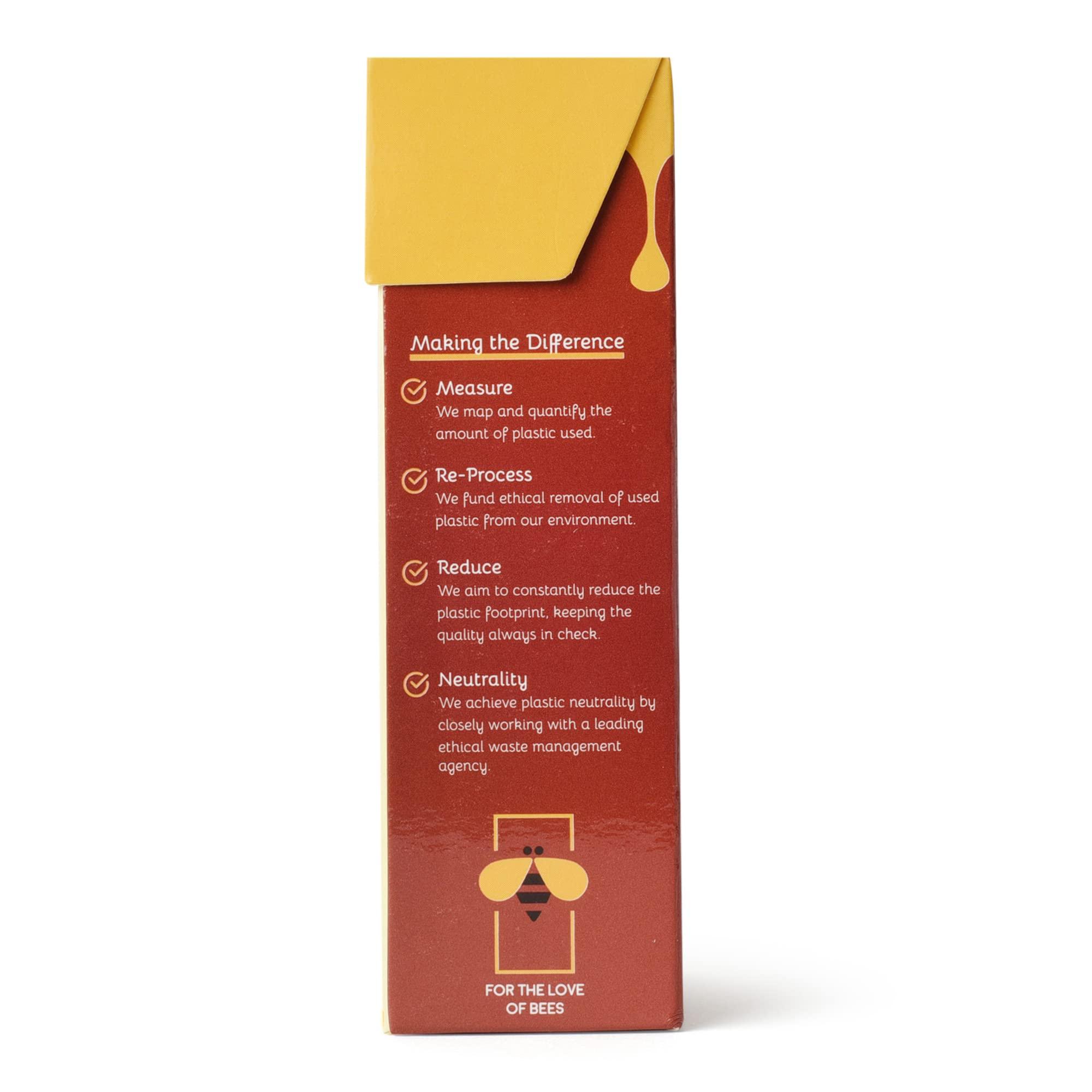 Honey Twigs Honey Twigs Cinnamon Infused Honey | Pure Honey, 240gms (30 Single Sachets) | Grade A Honey - Traceable Source | Zero Additives | Zero Added Sugar | Immunity Booster | Natural Flavour Honey