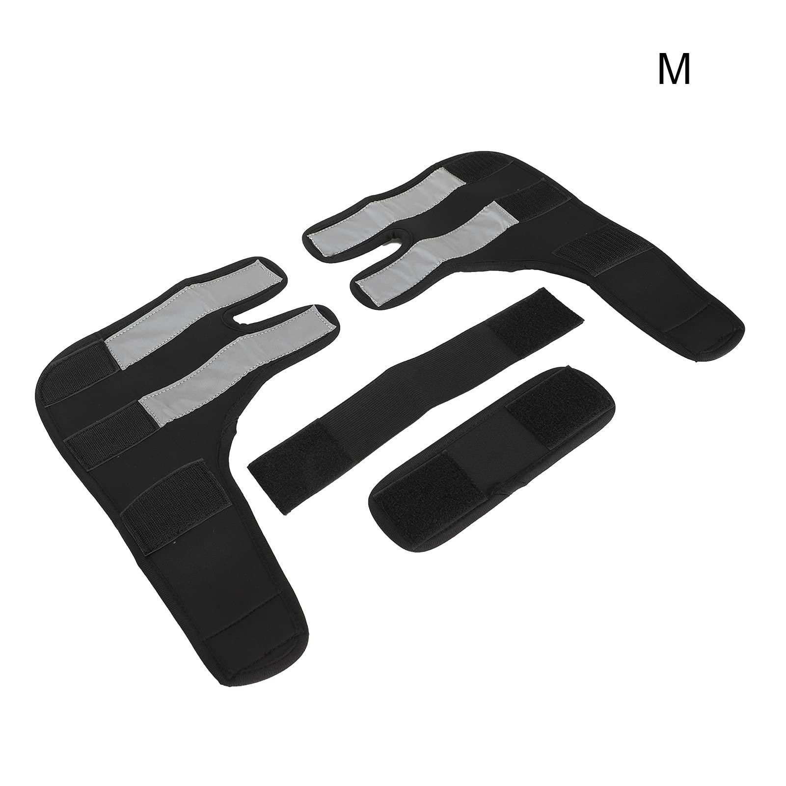 HUI Pet Elbow Support Wrap, Dog Elbow Brace Surgical Joint Protection Recovery Dog Elbow Protector Leg Brace Sleeve for Walking Support(M, Black)