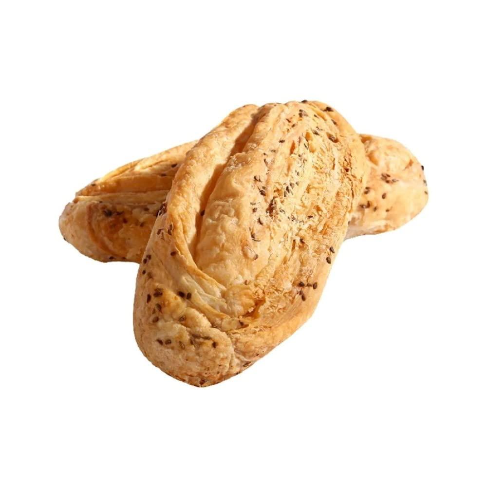 GHOTARAM Ghotaram Fan Puff, Butter Fan Khari, Tea Time Nashta/Snacks, Namkeen Snacks,Family Pack,Cookies Biscuit|Fan Puff, Crunchy Snack Biscuits, Fan biscuit, Cookies-300g(150g*2Pac)