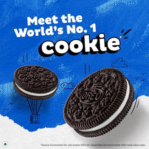 Oreo Oreo Cadbury Vanilla Flavour Crme Sandwich Biscuit, Pack Of 4 X 288.75 Gram Family Pack