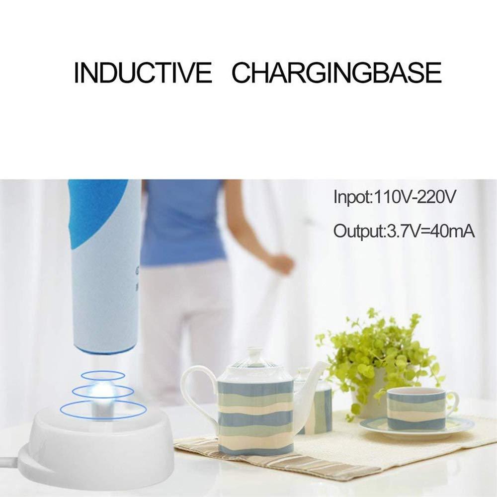 Hentech Toothbrush Charger for Braun Oral B Electric Toothbrush,Inductive Charging Base Model 3757 Portable Waterproof Power Cord