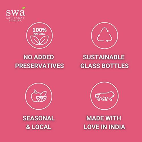 Swa Artisanal Syrups Swa Artisanal Syrups - Sample Pack of 14, 100% Natural, Makes 30-40 drinks, Syrup for Cocktails/Mocktails/Teas/Craft Coffees (14 x 60ml)