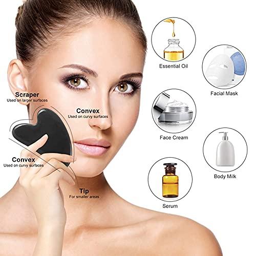 SOWUNO SOWUNO Gua Sha Facial Tool Crystal Small Household Professional Lightweight Heart Shape Gua Sha Massager