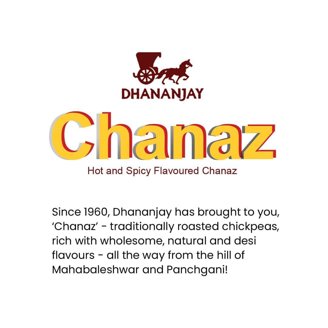 DHANANJAY DHANANJAY Roasted Flavoured Mahabaleshwar Chana (Chickpeas) | Gluten Free | Rich In Protein | 100% Roasted And Puffed | Pack Of 2 (Cheese 180 G & Peri Peri 180 G)