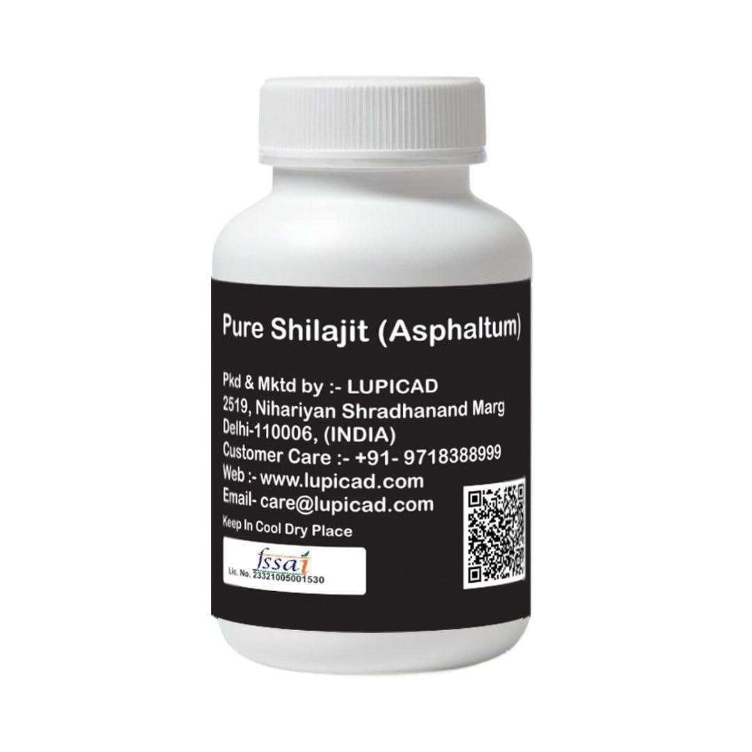 Lupicad Lupicad Black Shilajit Capsule For Energy & Stamina Booster (30-Caps)