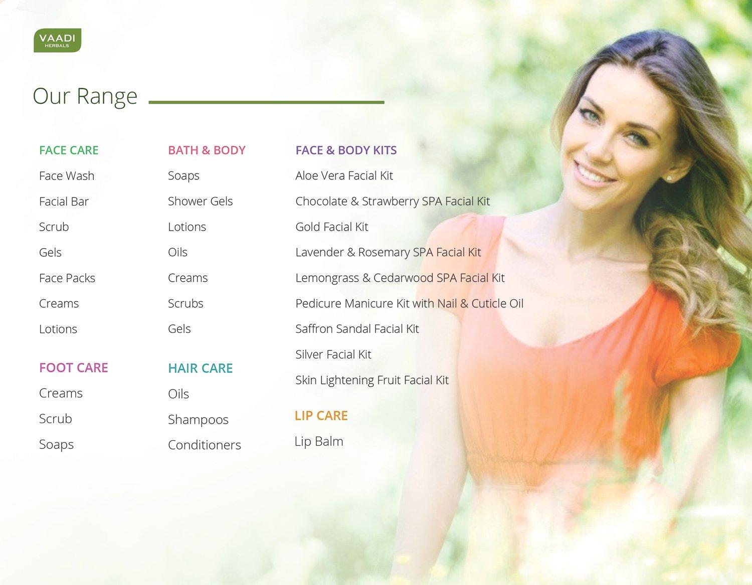 VAADI HERBALS Vaadi Herbals Soothing And Refreshing Pedicure Manicure Spa Kit, 640g